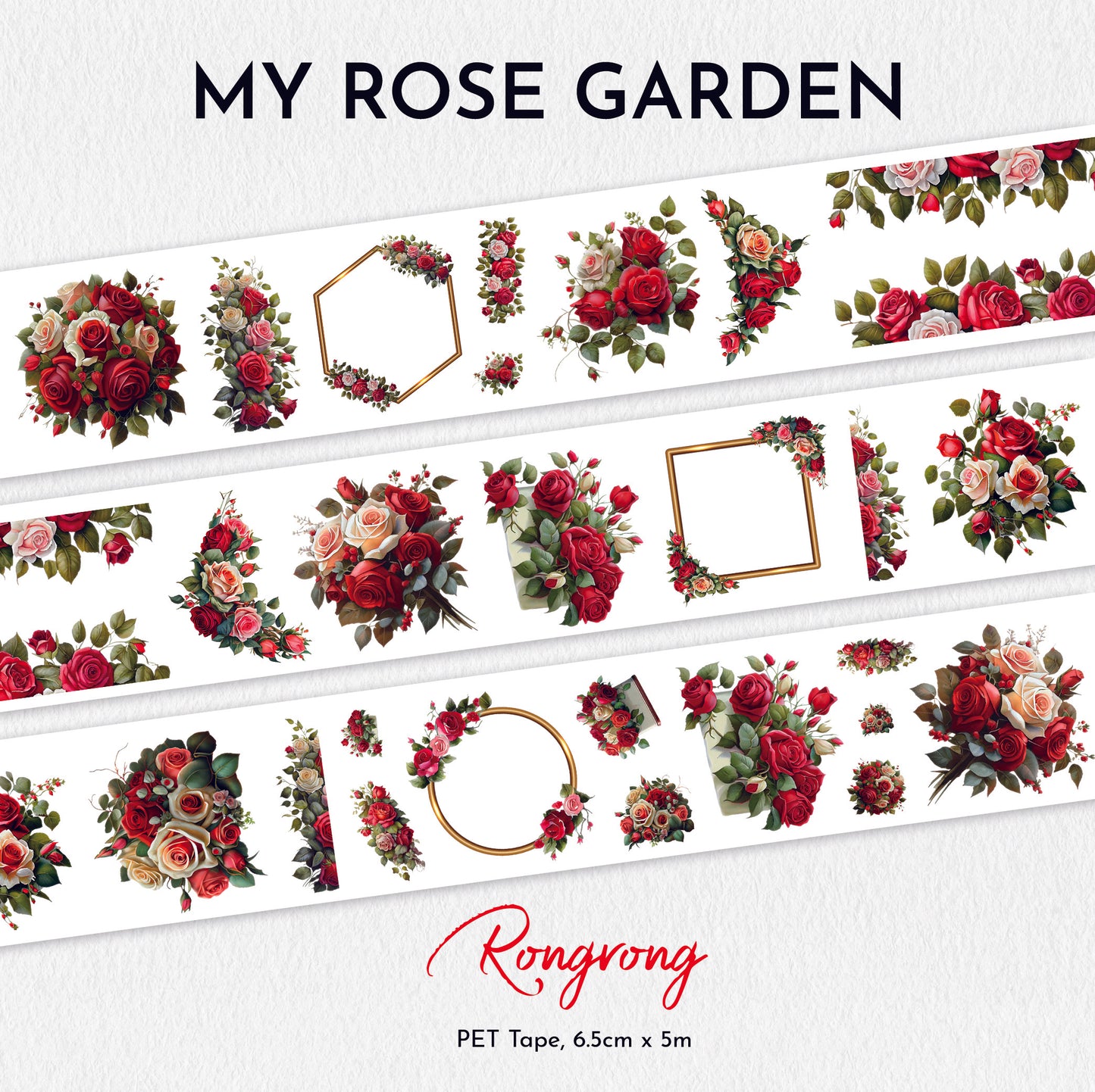 My Rose Garden PET Tape (Set of 6)