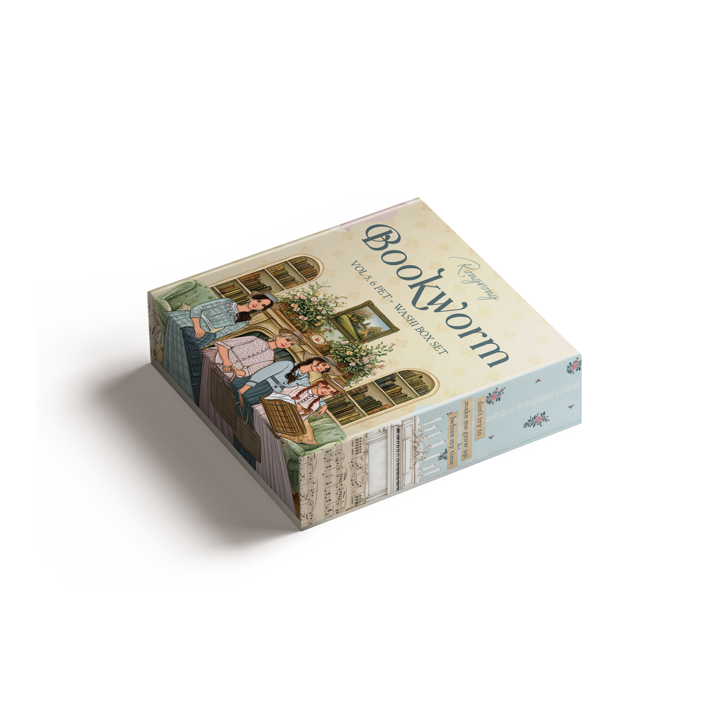 Bookworm #5 PET Tape + Washi Box Set (Set of 6)
