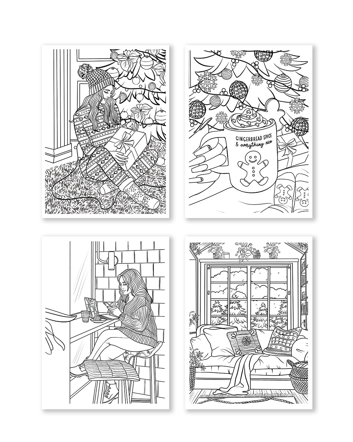 Let's Get Cozy Coloring Book (Set of 6)