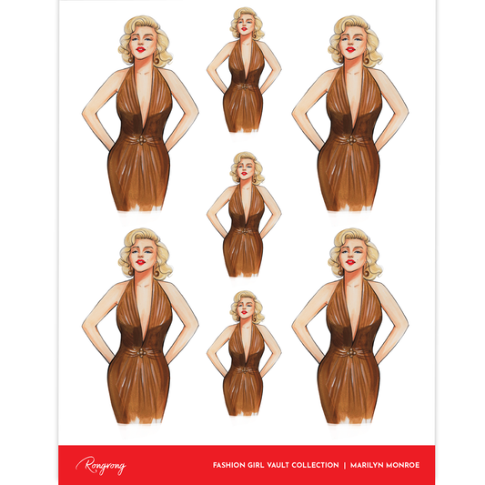 Marilyn Monroe Planner Sticker Sheet [Vault Collection] (Set of 6)