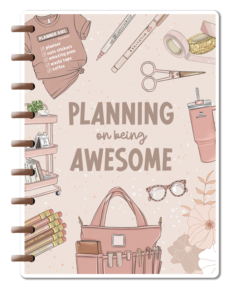 Planning On Being Awesome Discbound Notebook (Set of 6)