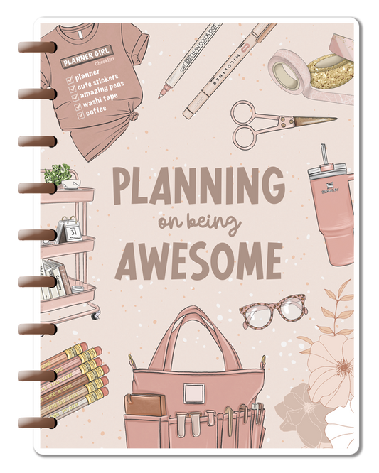 Planning On Being Awesome Discbound Notebook (Set of 6)