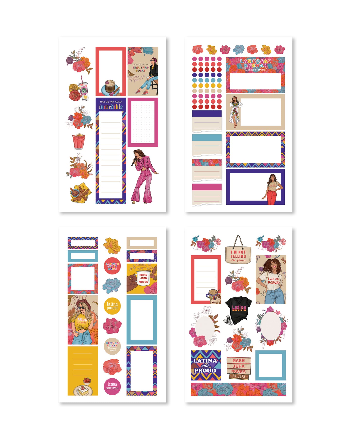 Latina Sticker Book (Set of 6)