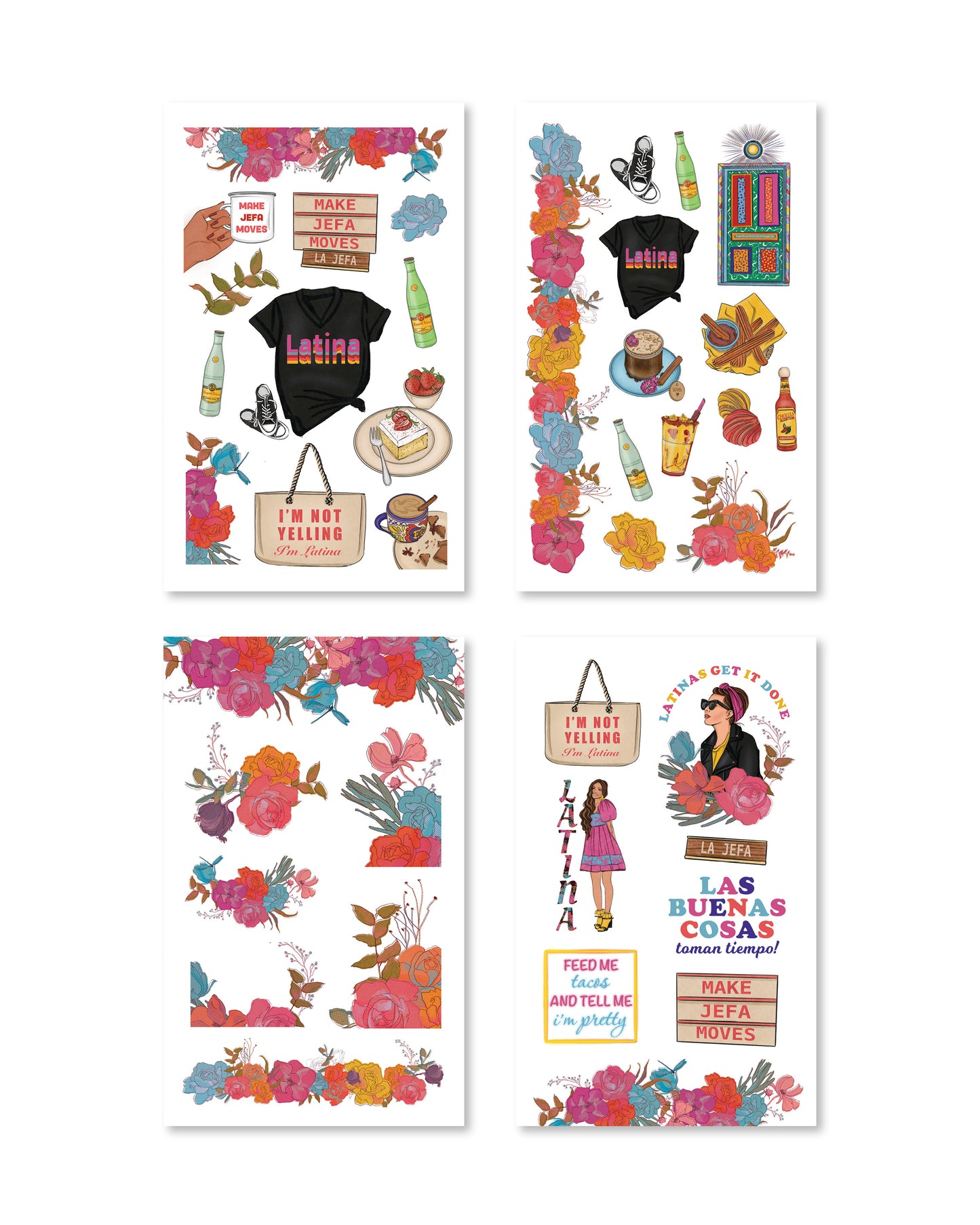 Latina Sticker Book (Set of 6)