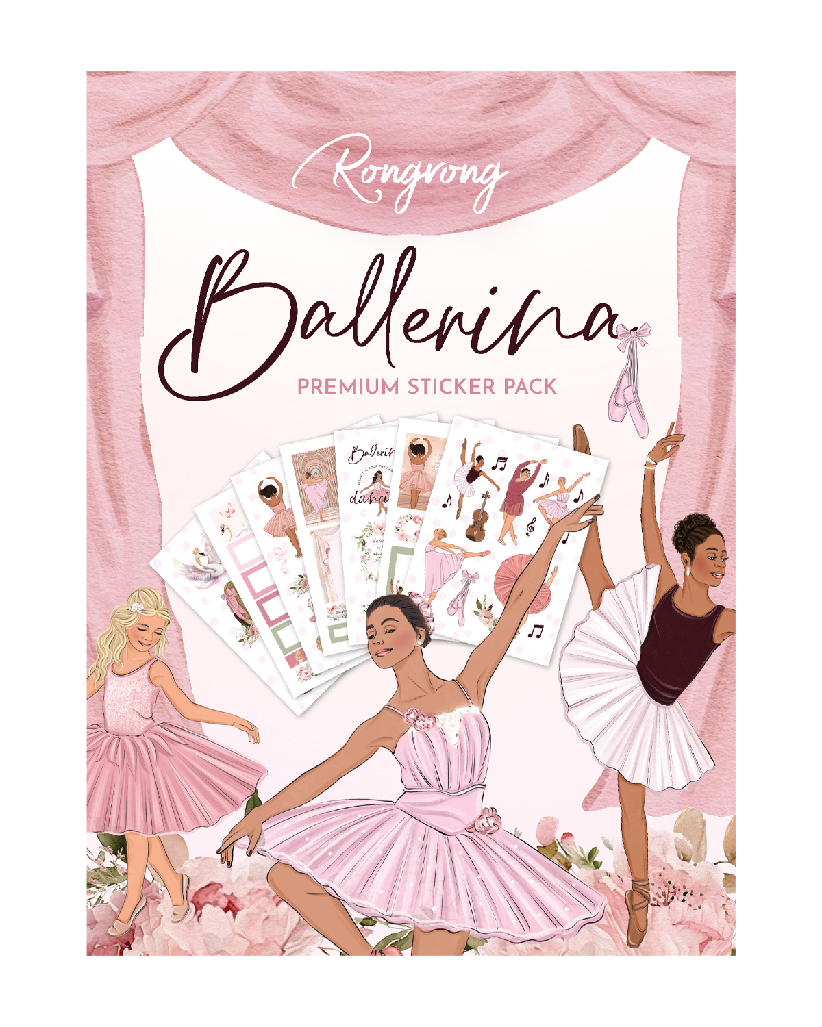 Ballerina Sticker Pack (Set of 6)