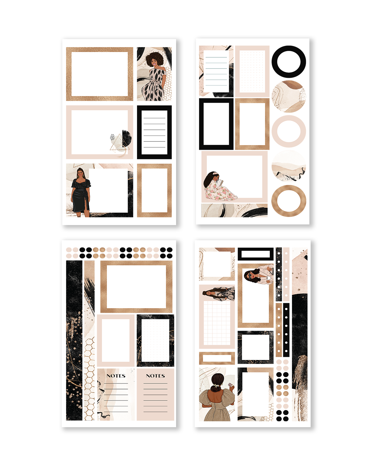 Black Girl Magic Sticker Book #2 (Set of 6)