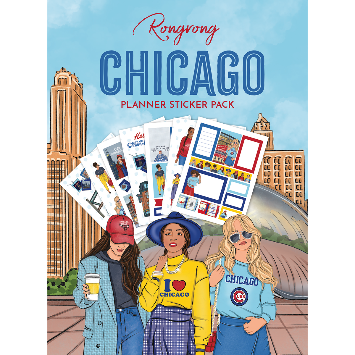 Chicago Planner Sticker Pack [Fall 2023] (Set of 6)