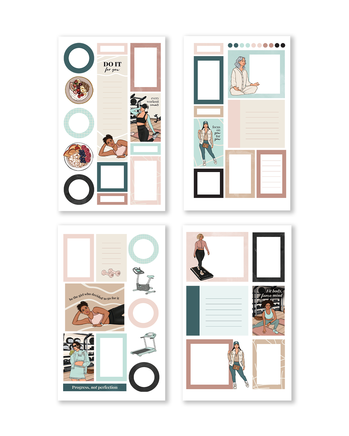 Beautifully Balanced Sticker Book (Set of 6)