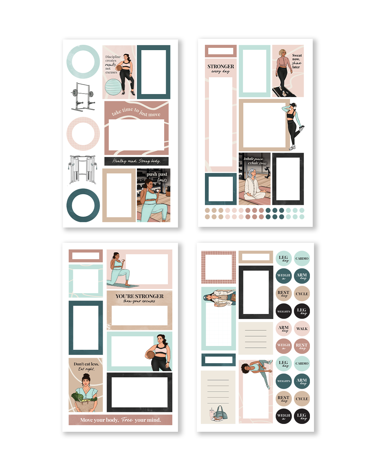 Beautifully Balanced Sticker Book (Set of 6)