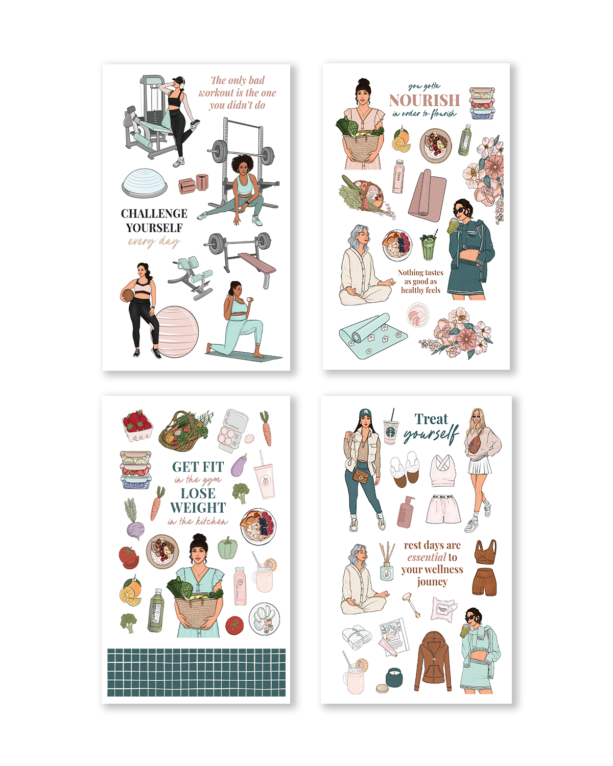 Beautifully Balanced Sticker Book (Set of 6)