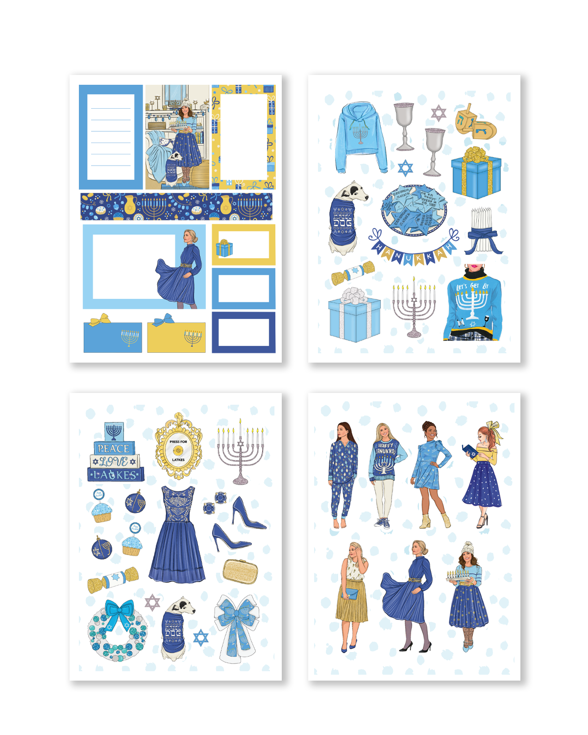 Hanukkah Sticker Pack [Holiday 2023] (Set of 6)