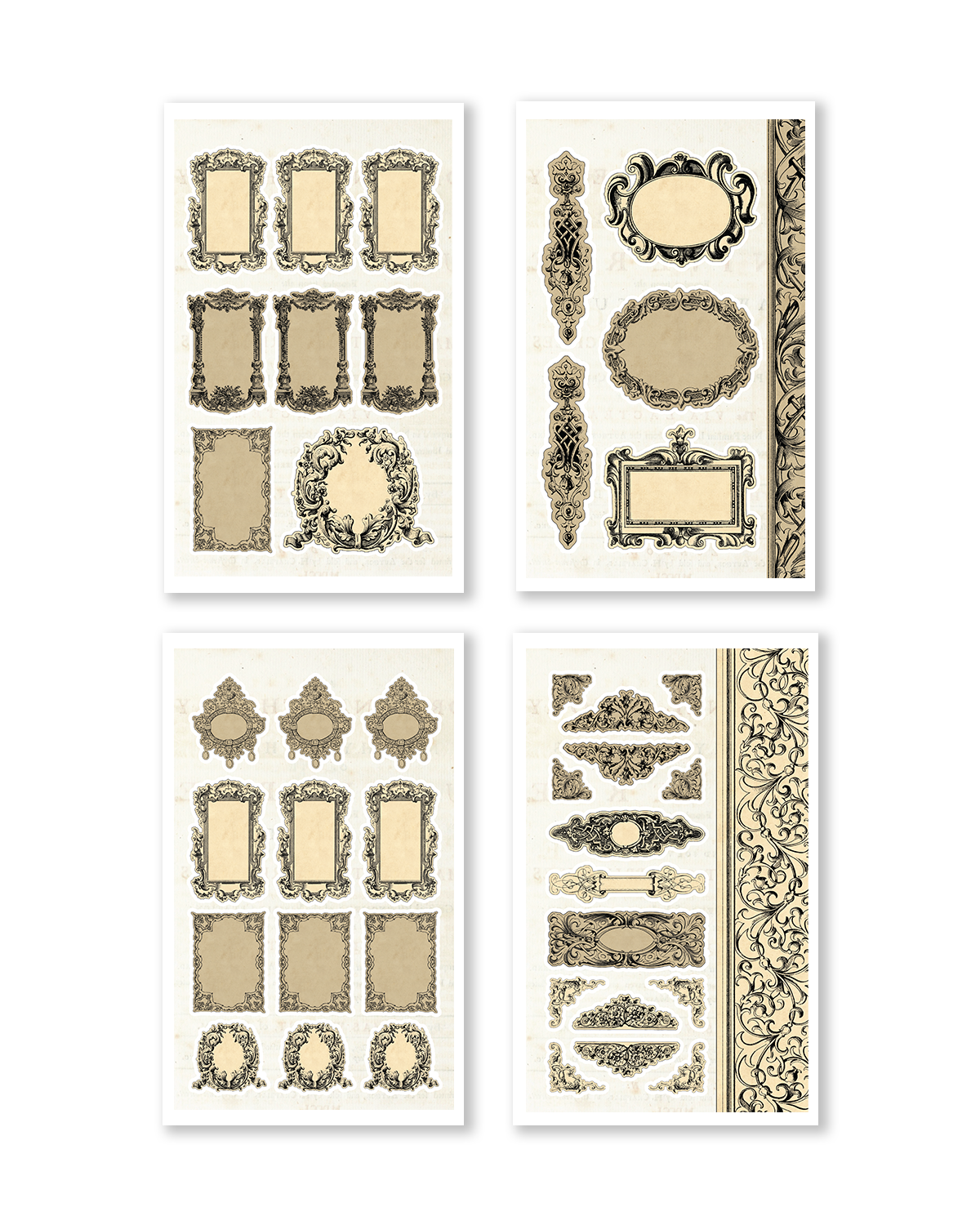 Junk Journal Sticker Book (Set of 6)