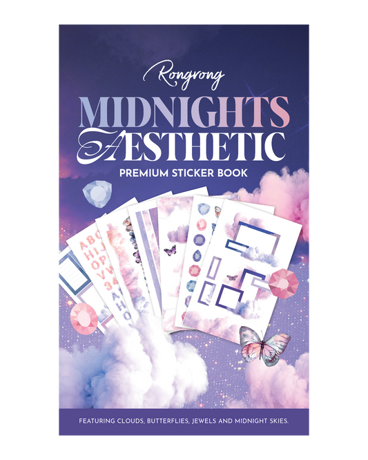 Midnights Aesthetic Sticker Book (Set of 6)