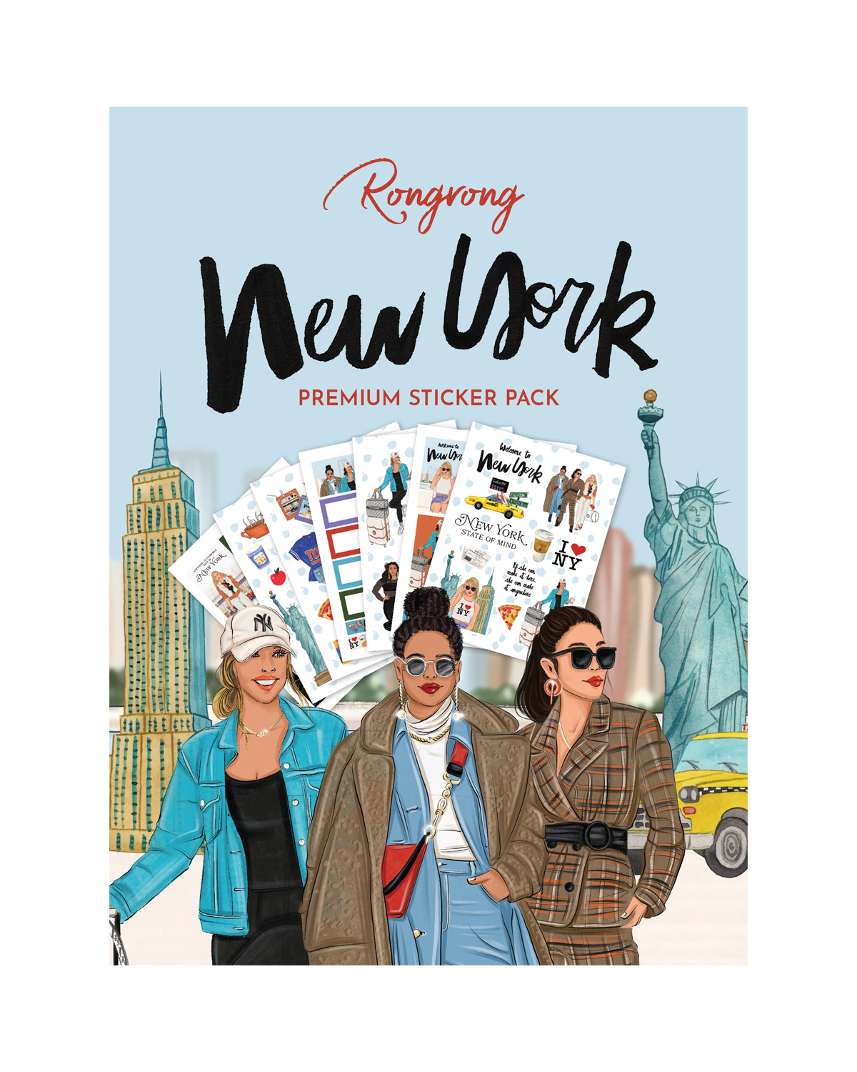 New York City Planner Sticker Pack [Rongrong City Series] (Set of 6)