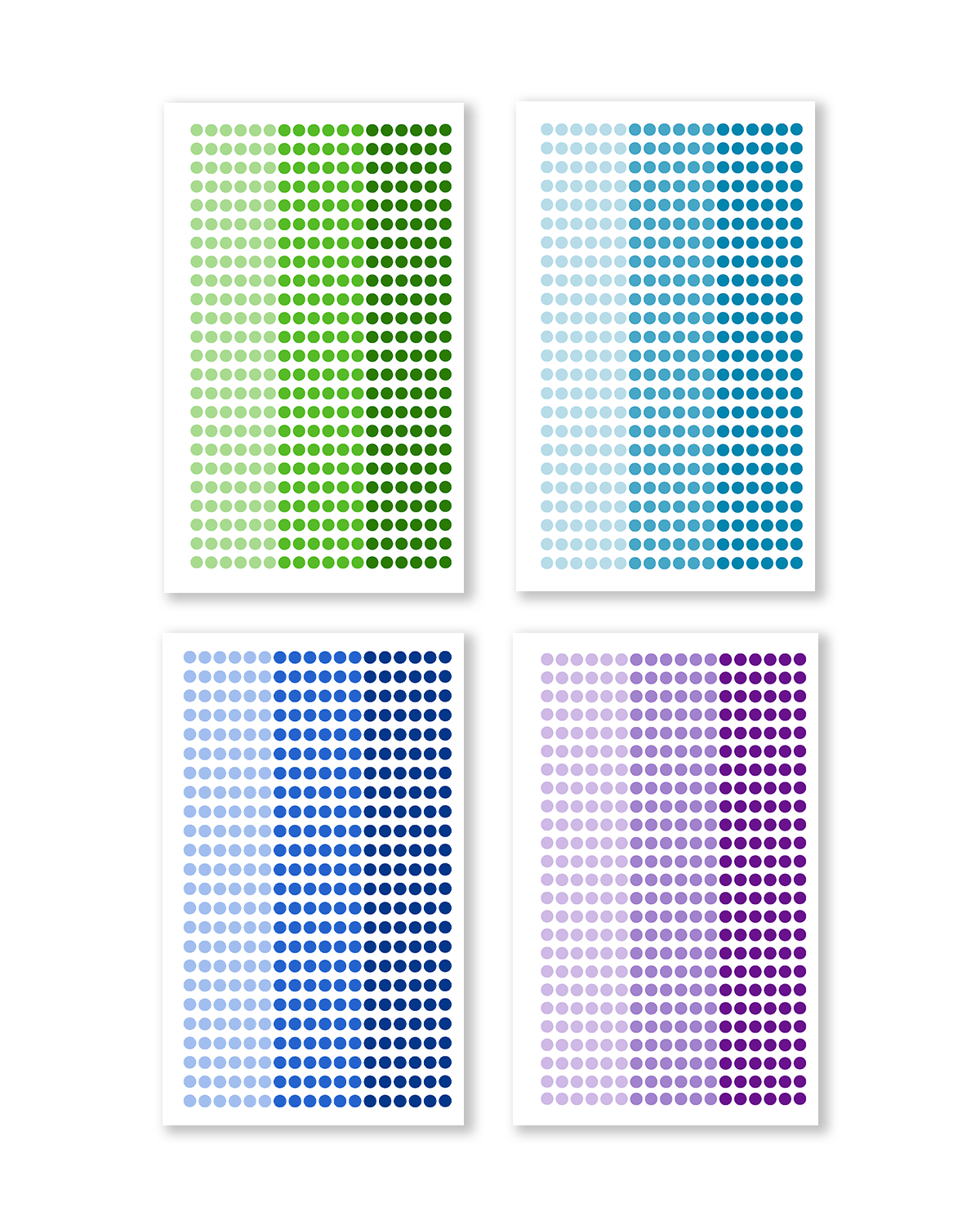 Rainbow Dots Sticker Book [EVERYDAY] (Set of 6)