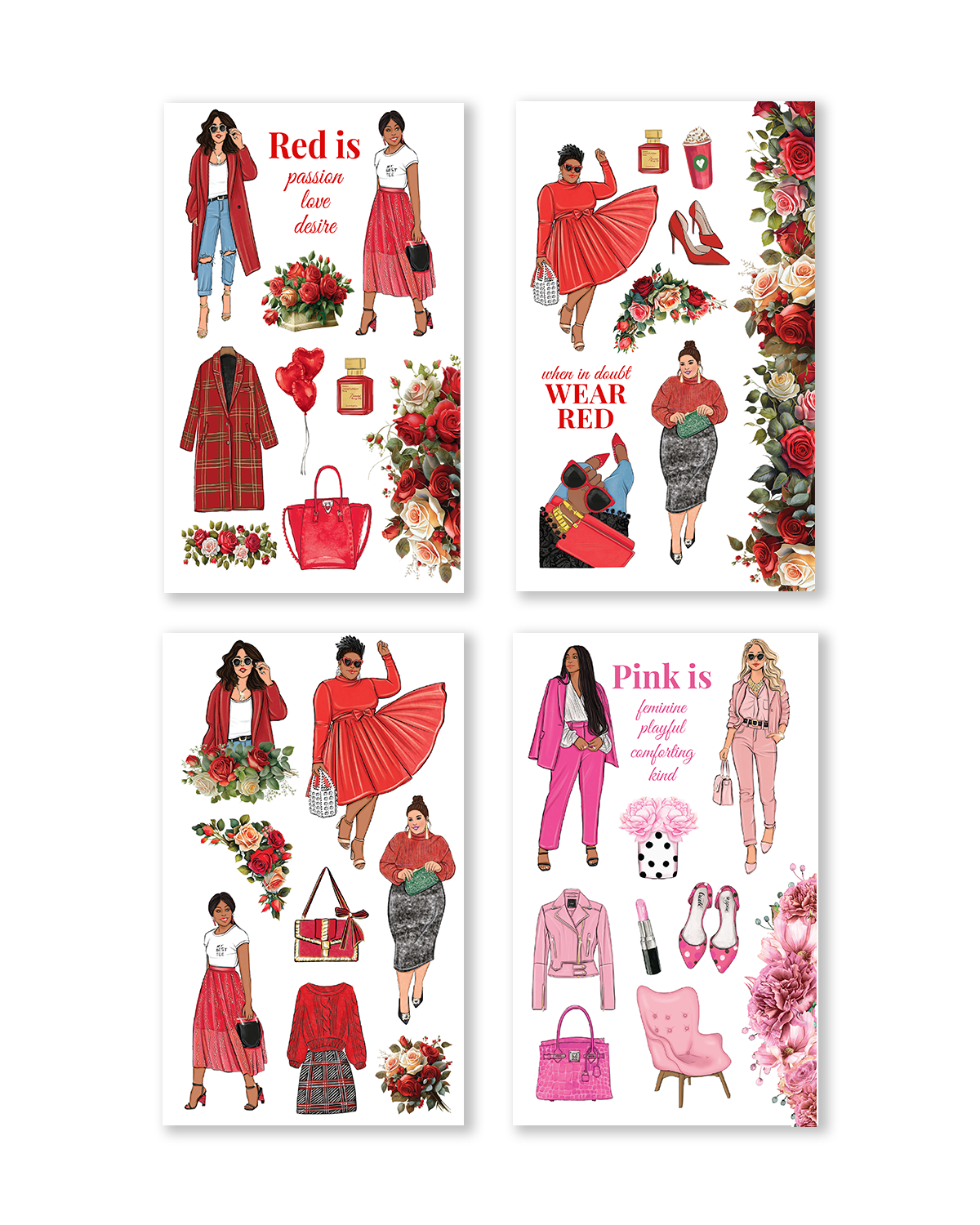 Rainbow Girls Sticker Book -  Special Edition (Set of 6)