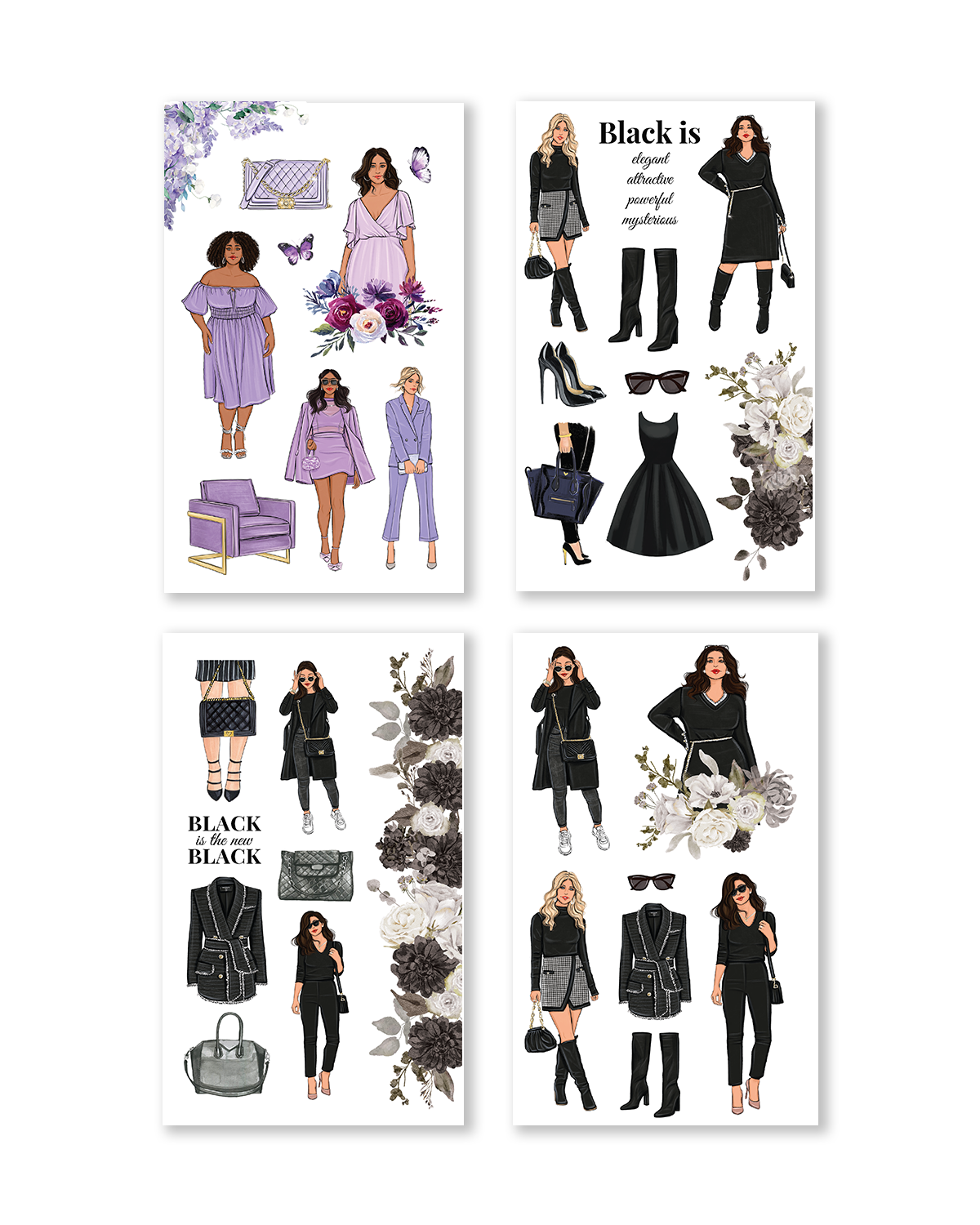 Rainbow Girls Sticker Book -  Special Edition (Set of 6)