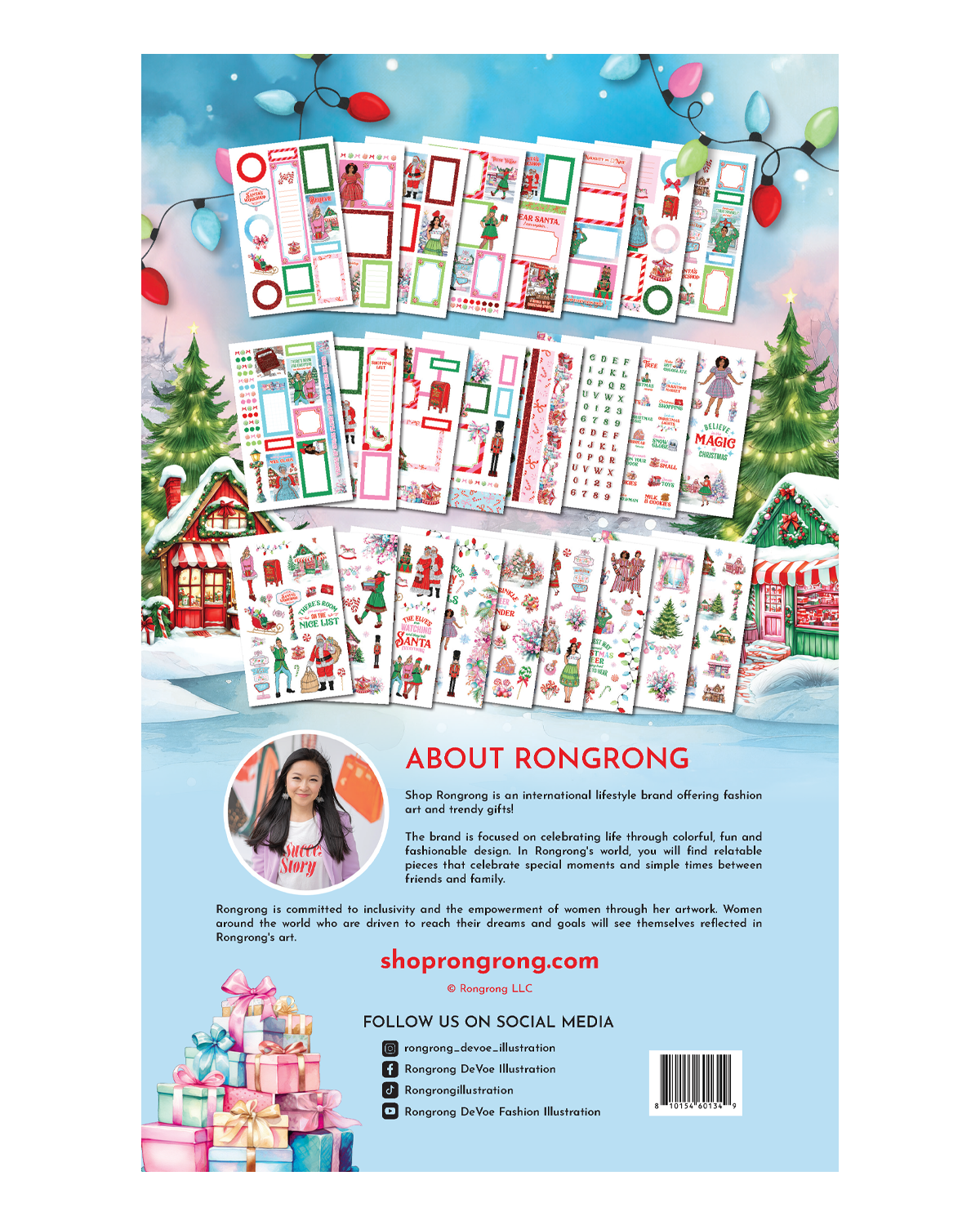 Santa's Workshop Planner Sticker Book (Set of 6)
