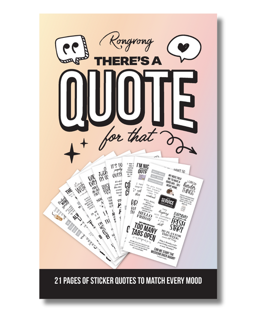 "There is a Quote For That" Sticker Book [EVERYDAY] (Set of 6)