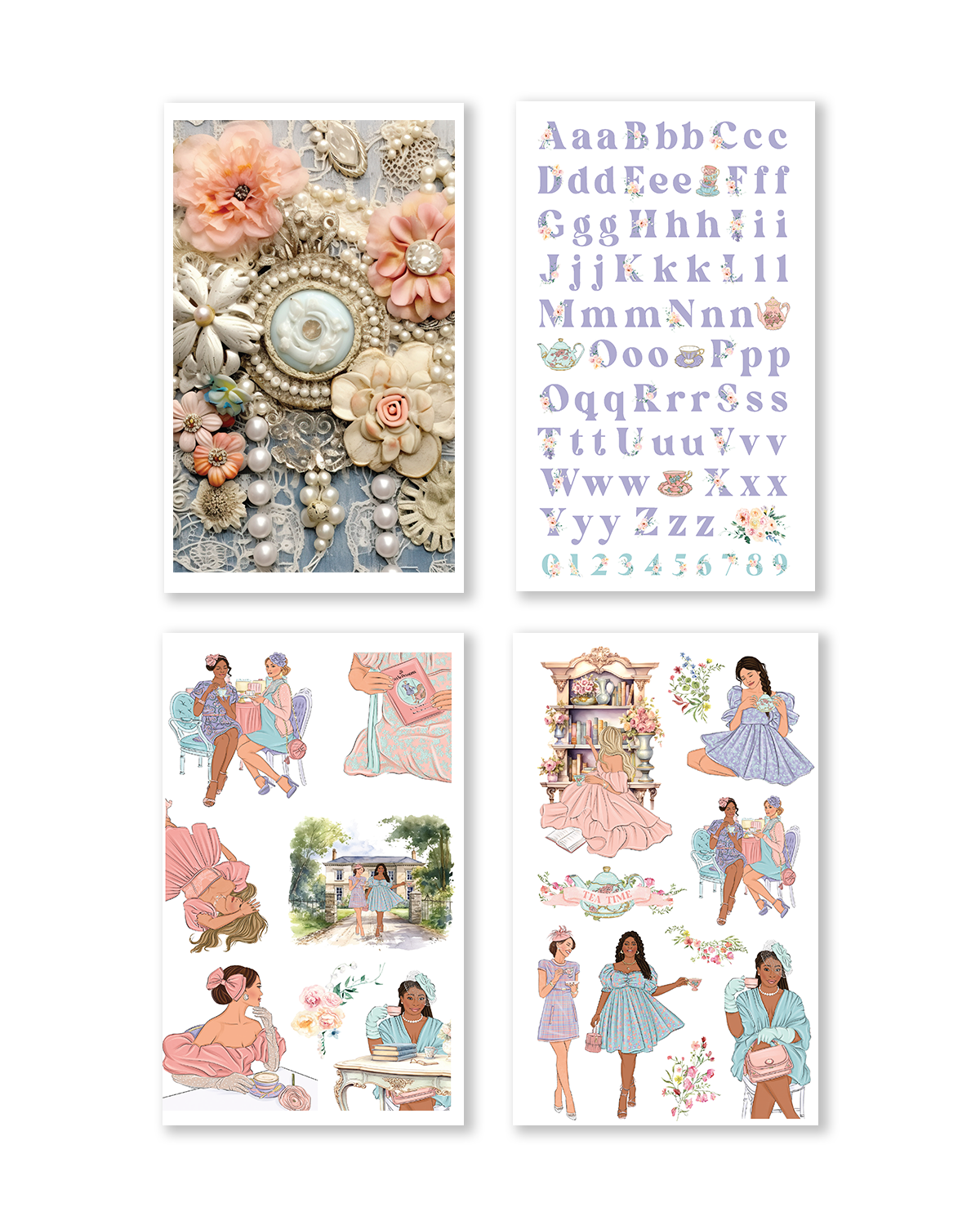 Par-Tea Time Sticker Book (Set of 6)
