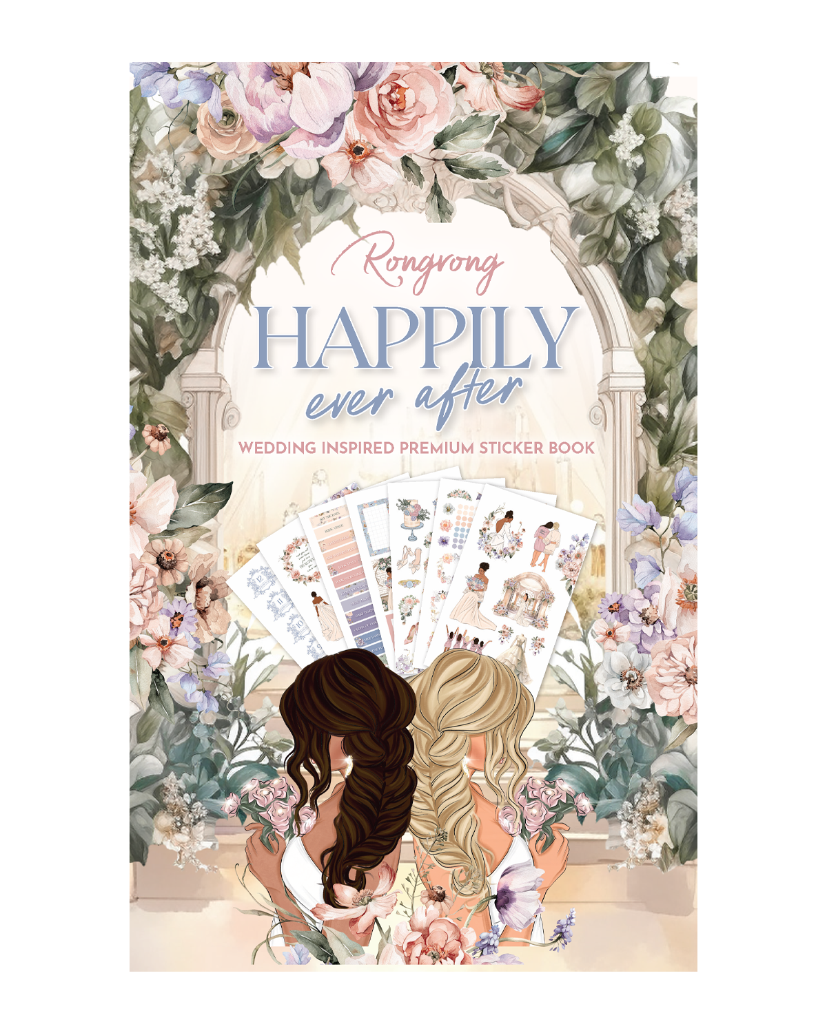Happily Ever After Wedding Sticker Book (Set of 6)