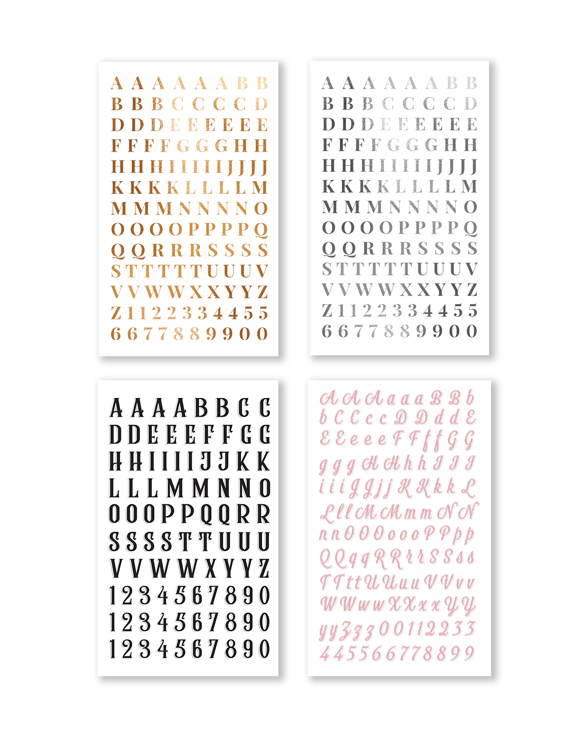 Alphabet Collection Sticker Book [EVERYDAY] (Set of 6)