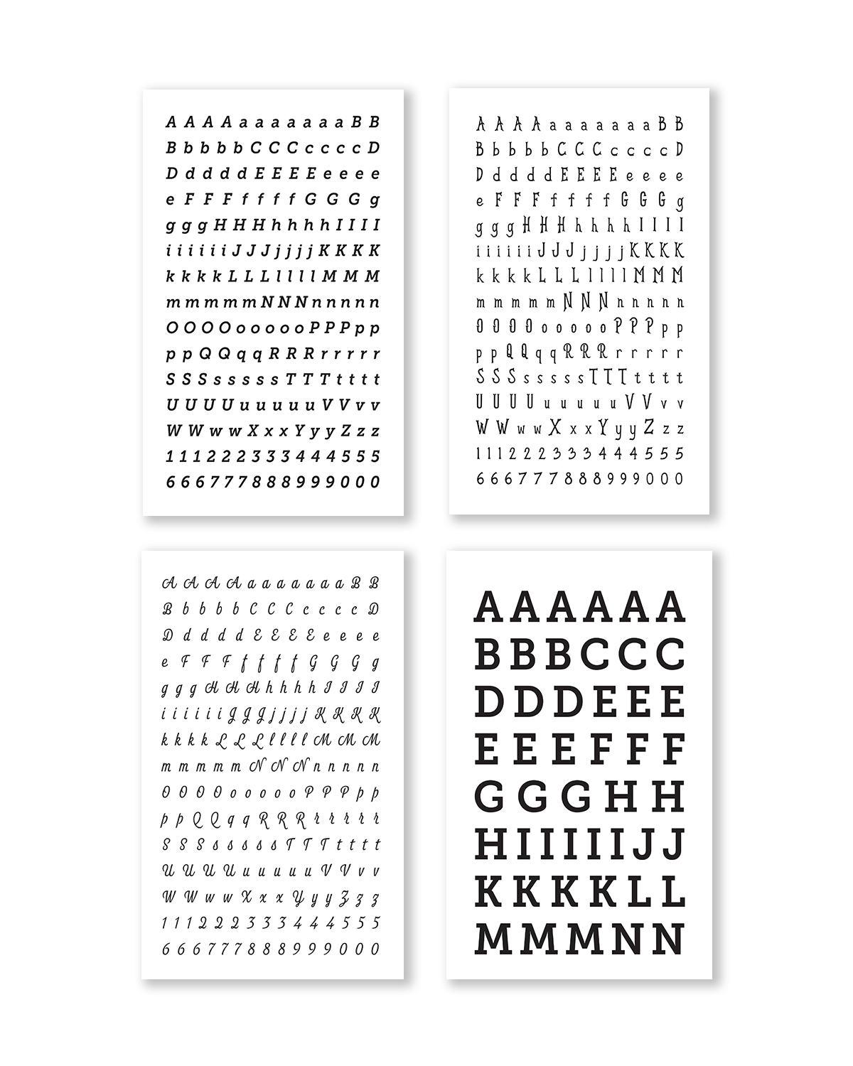 Alphabet Collection Sticker Book [EVERYDAY] (Set of 6)