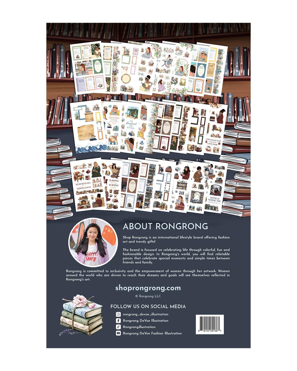 Literary Seasons Sticker Book (Set of 6)