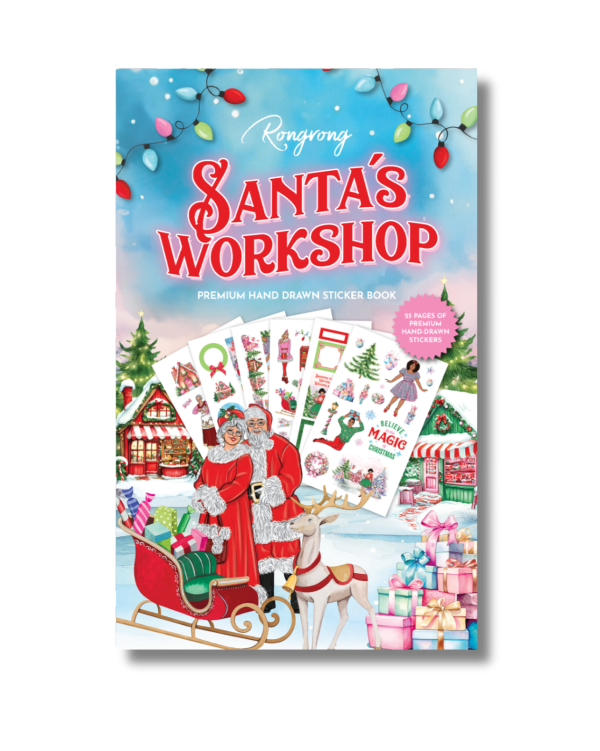 Santa's Workshop Planner Sticker Book (Set of 6)