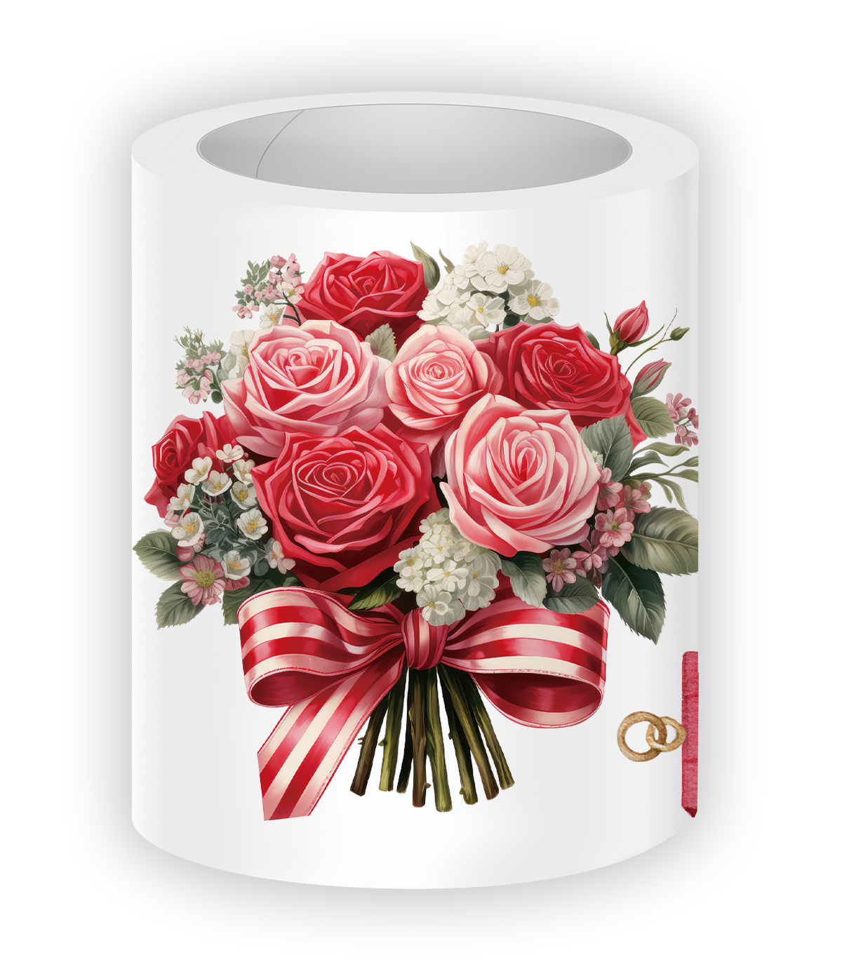 Red Roses PET Tape - Valentine's Day (Set of 6)
