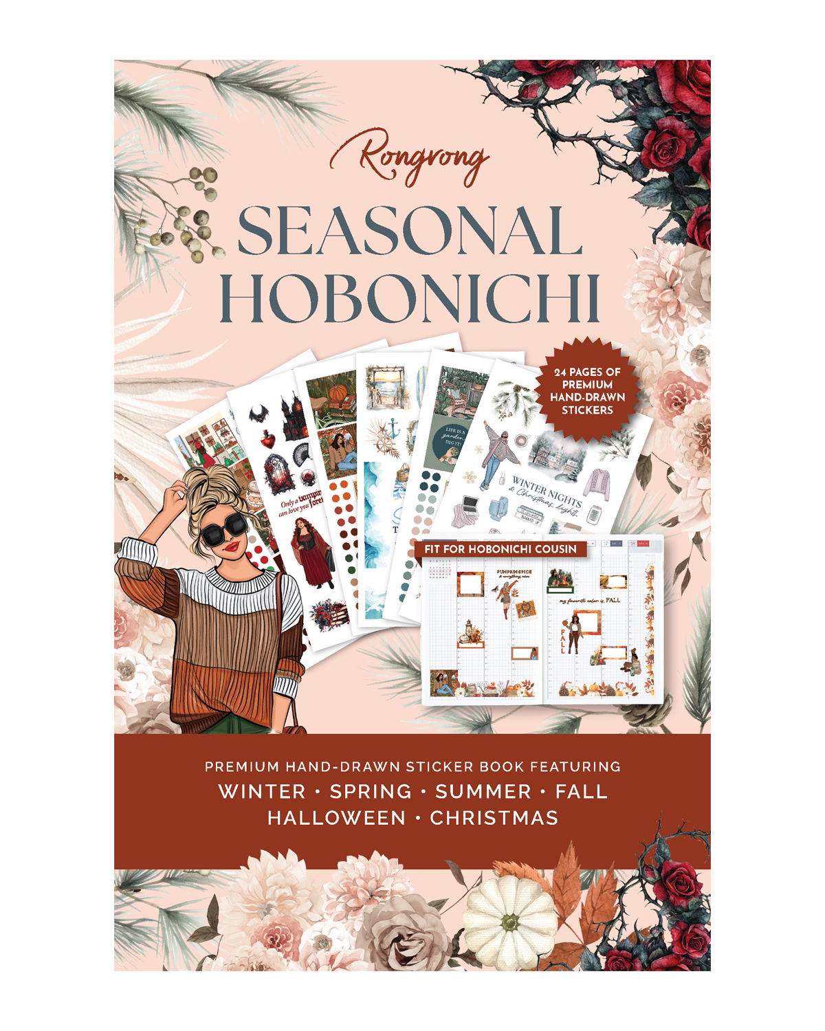 Seasonal Hobonichi Sticker Book (Set of 6) and (Set of 10)