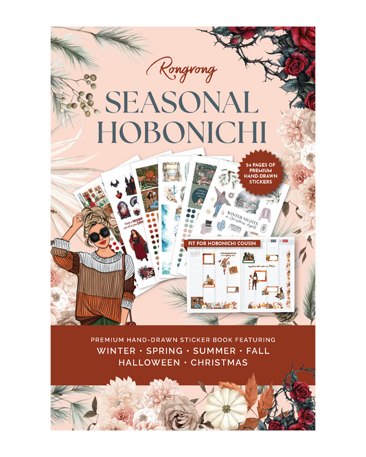 Seasonal Hobonichi Sticker Book (Set of 6) and (Set of 10)