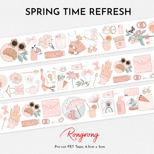 Spring Time Refresh PET Tape (Set of 6)