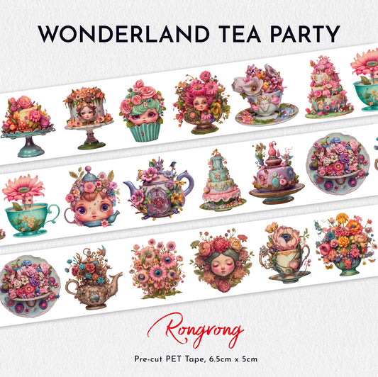 Wonderland Tea Party PET Tape (Set of 6)