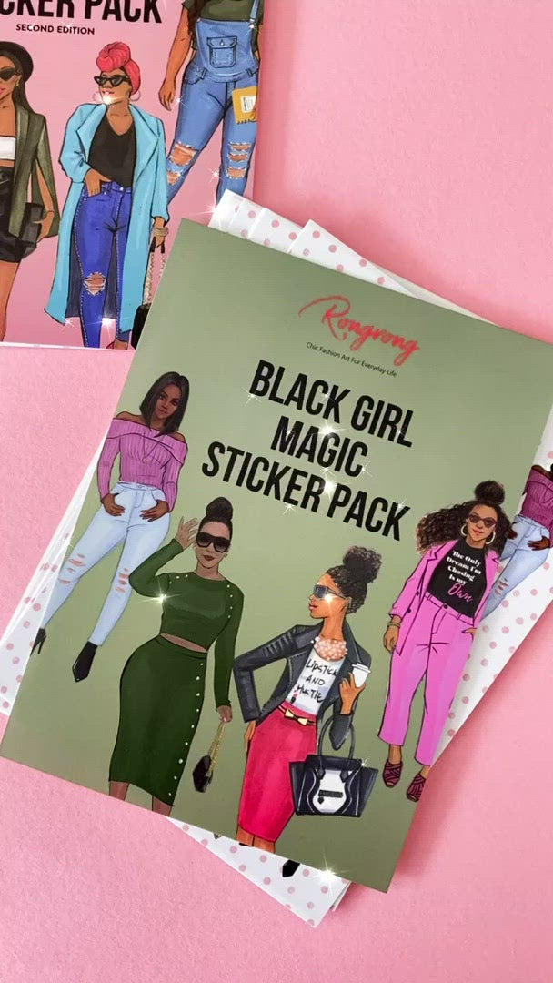 Black Girl Magic Planner Sticker Pack - Second Edition (Set of 6) – Rongrong  Wholesale