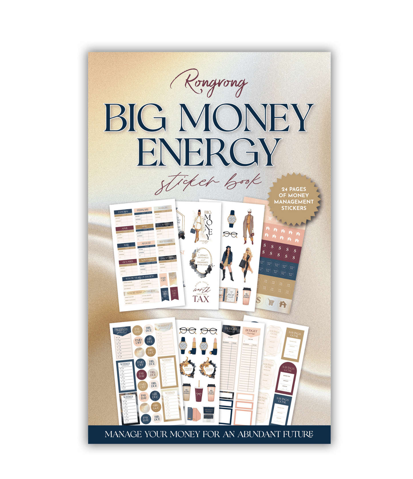 Big Money Energy Planner Sticker Book [EVERYDAY] (Set of 6)