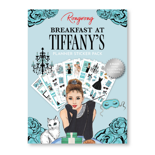 Breakfast at Tiffany's Sticker Pack (Silver Foil) (Set of 6)