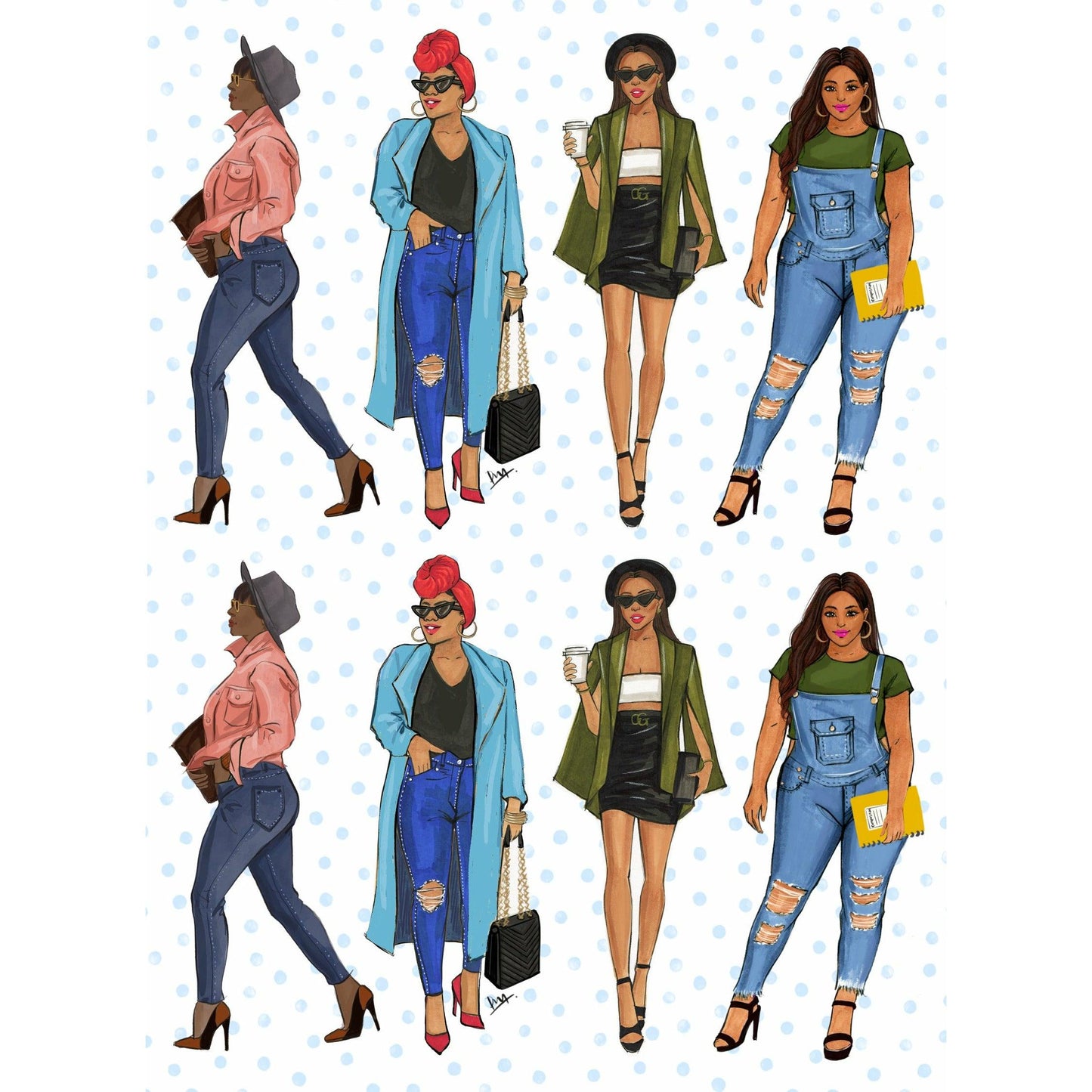 Black Girl Magic Planner Sticker Pack - Second Edition (Set of 6)