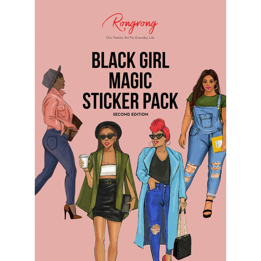 Black Girl Magic Planner Sticker Pack - Second Edition (Set of 6)