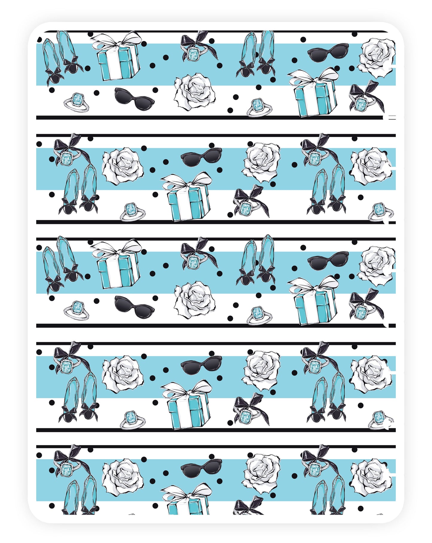 Breakfast at Tiffanys Planner Cover (Set of 6)