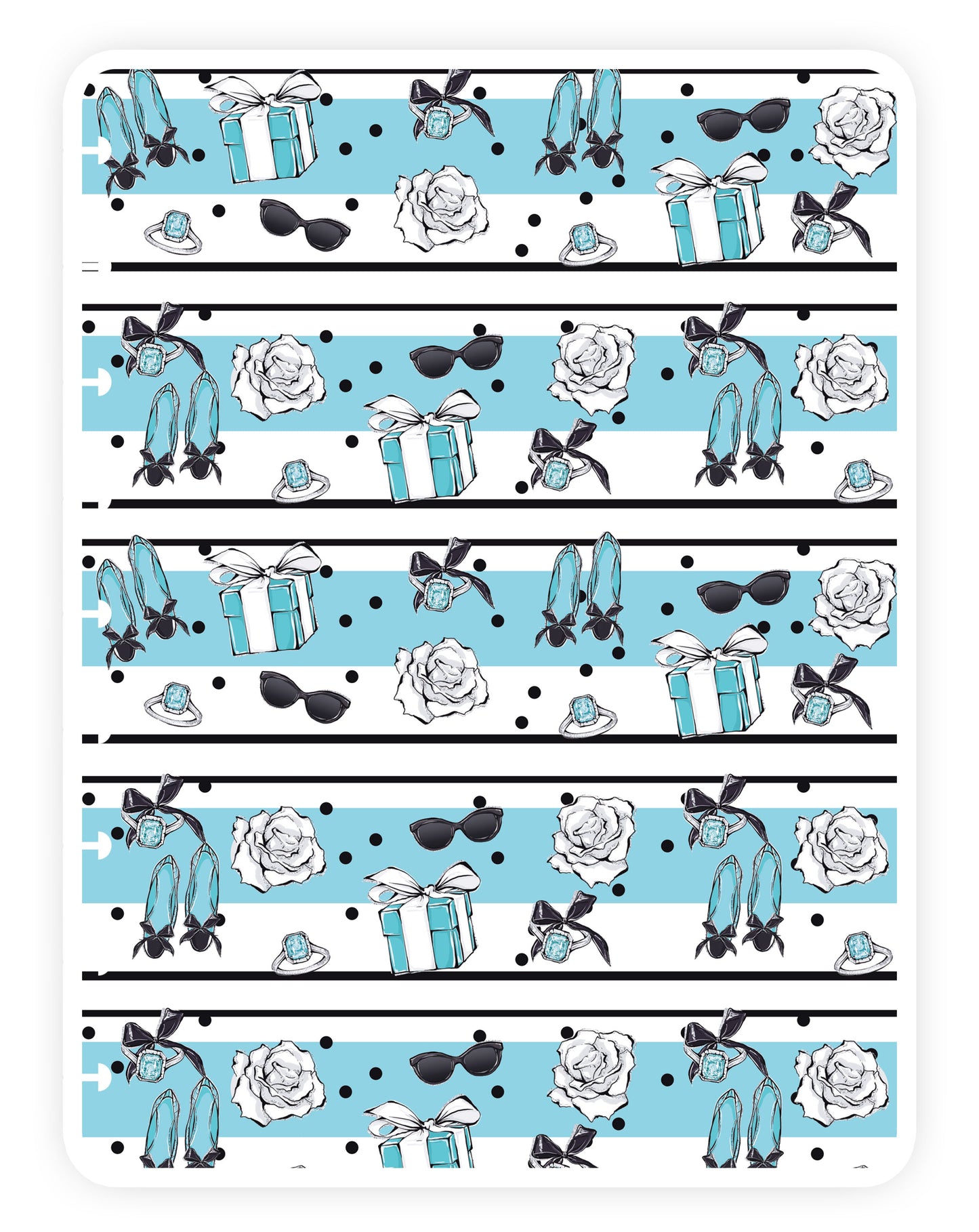 Breakfast at Tiffanys Planner Cover (Set of 6)