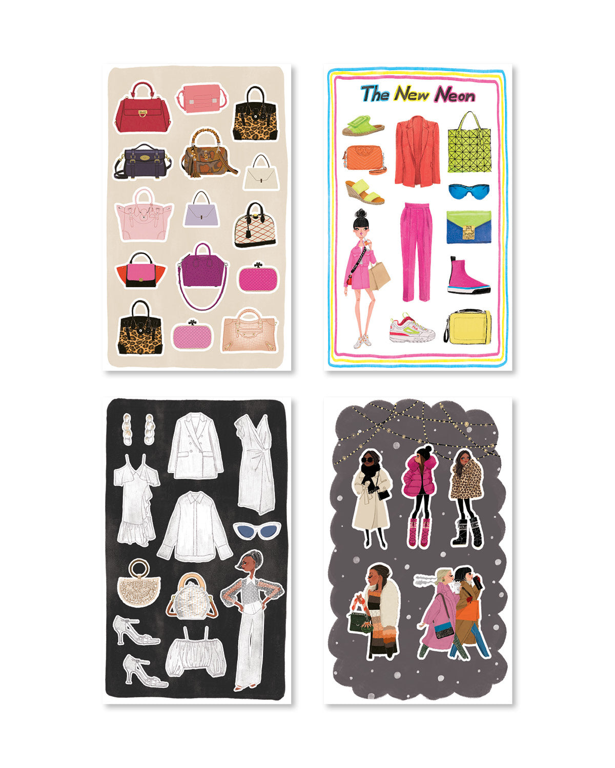 Big Fashion Sticker Book (Set of 6)