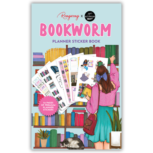 Bookworm Planner Sticker Book (Set of 6)