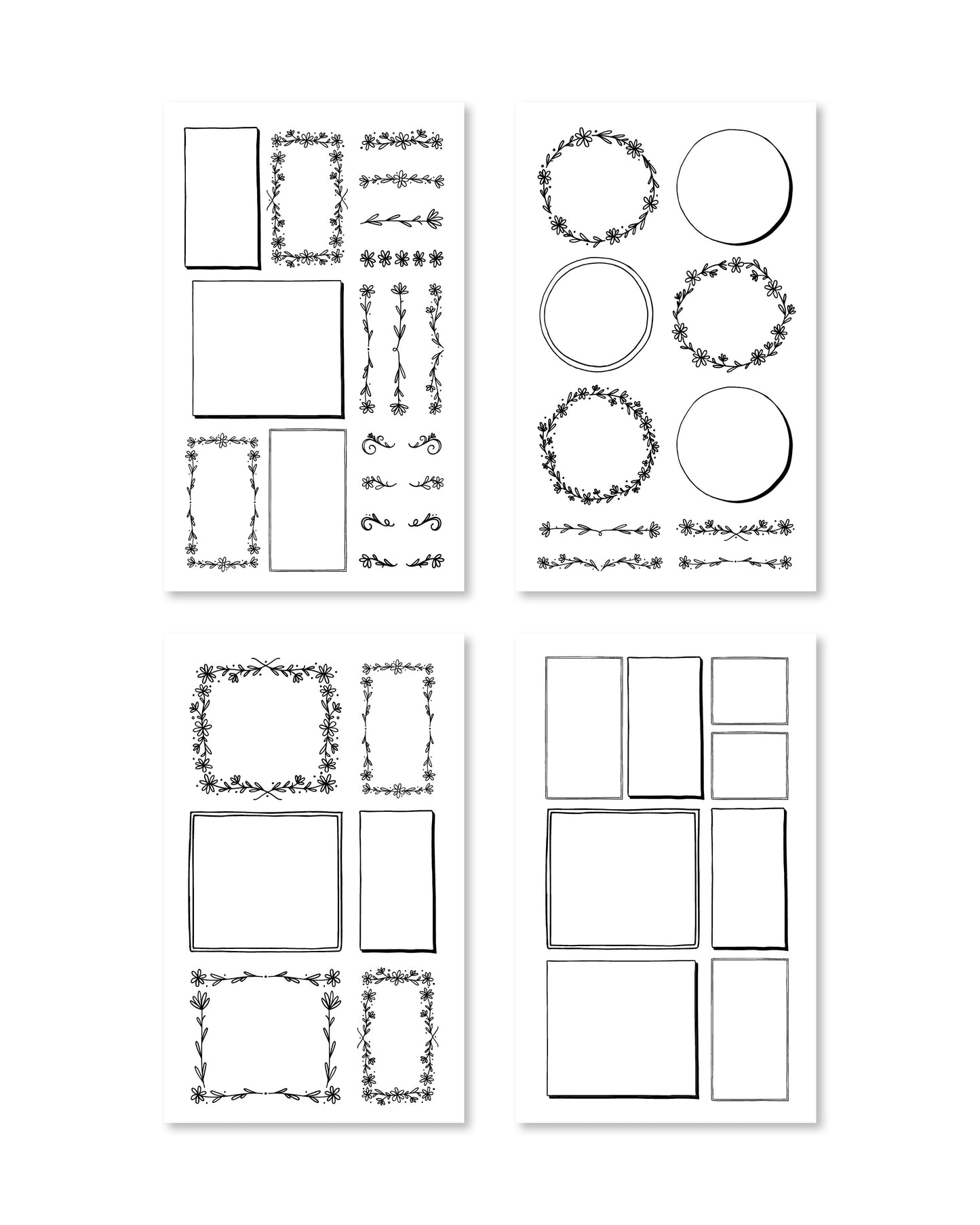 Bullet Journal Planner Sticker Book [EVERYDAY] (Set of 6)