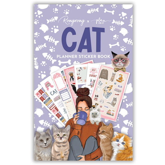 Cat Planner Sticker Book (Set of 6)