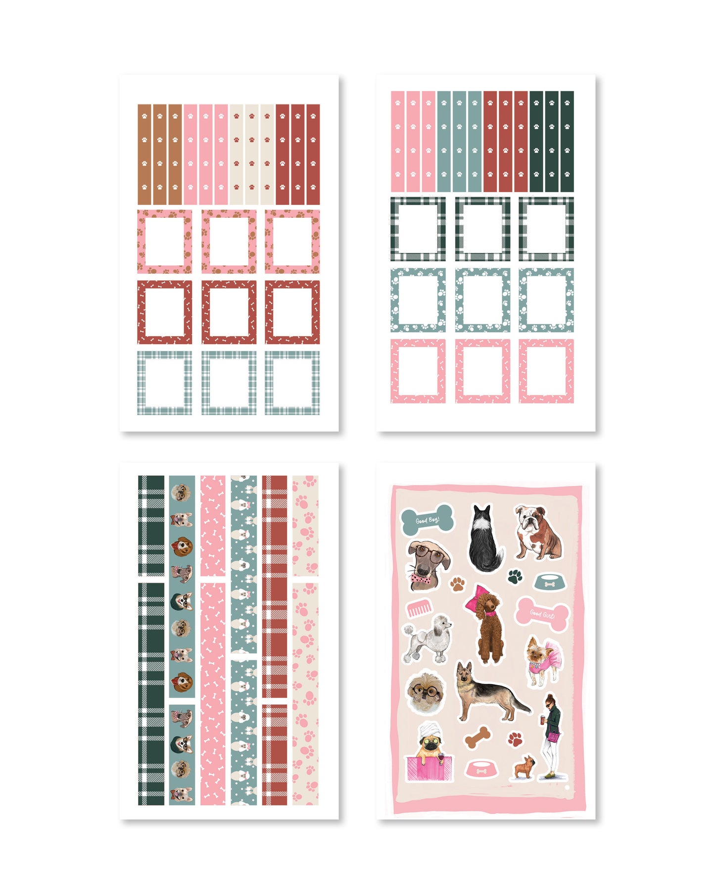 Dog Planner Sticker Book (Set of 6)