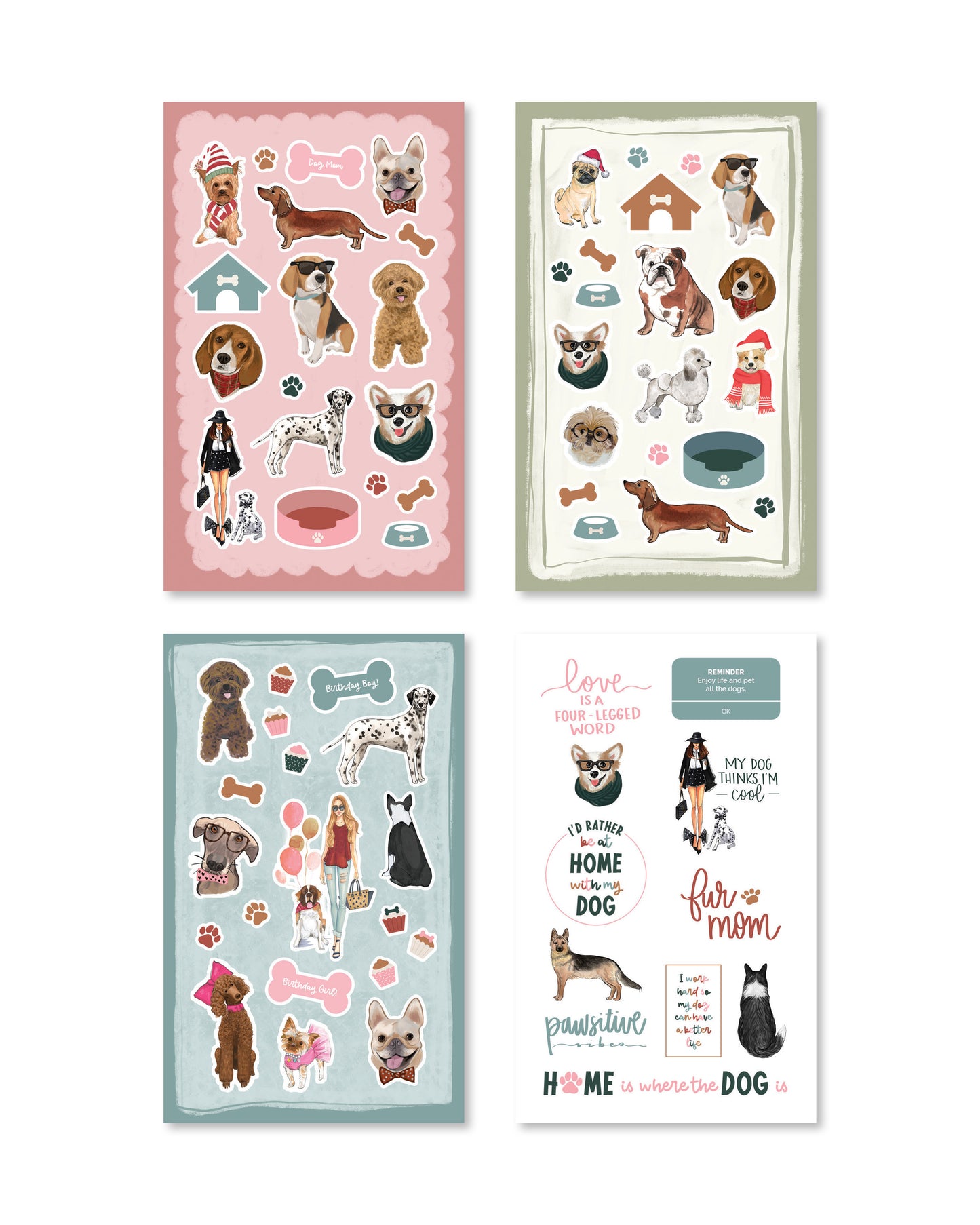 Dog Planner Sticker Book (Set of 6)