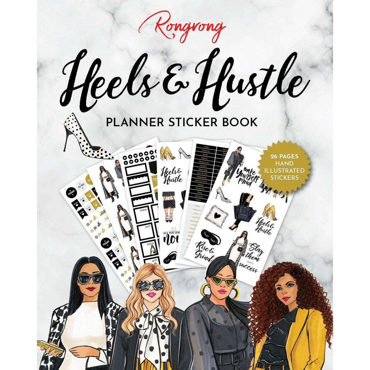 HEELS AND HUSTLE FUNCTIONAL STICKER BOOK (Set of 6)