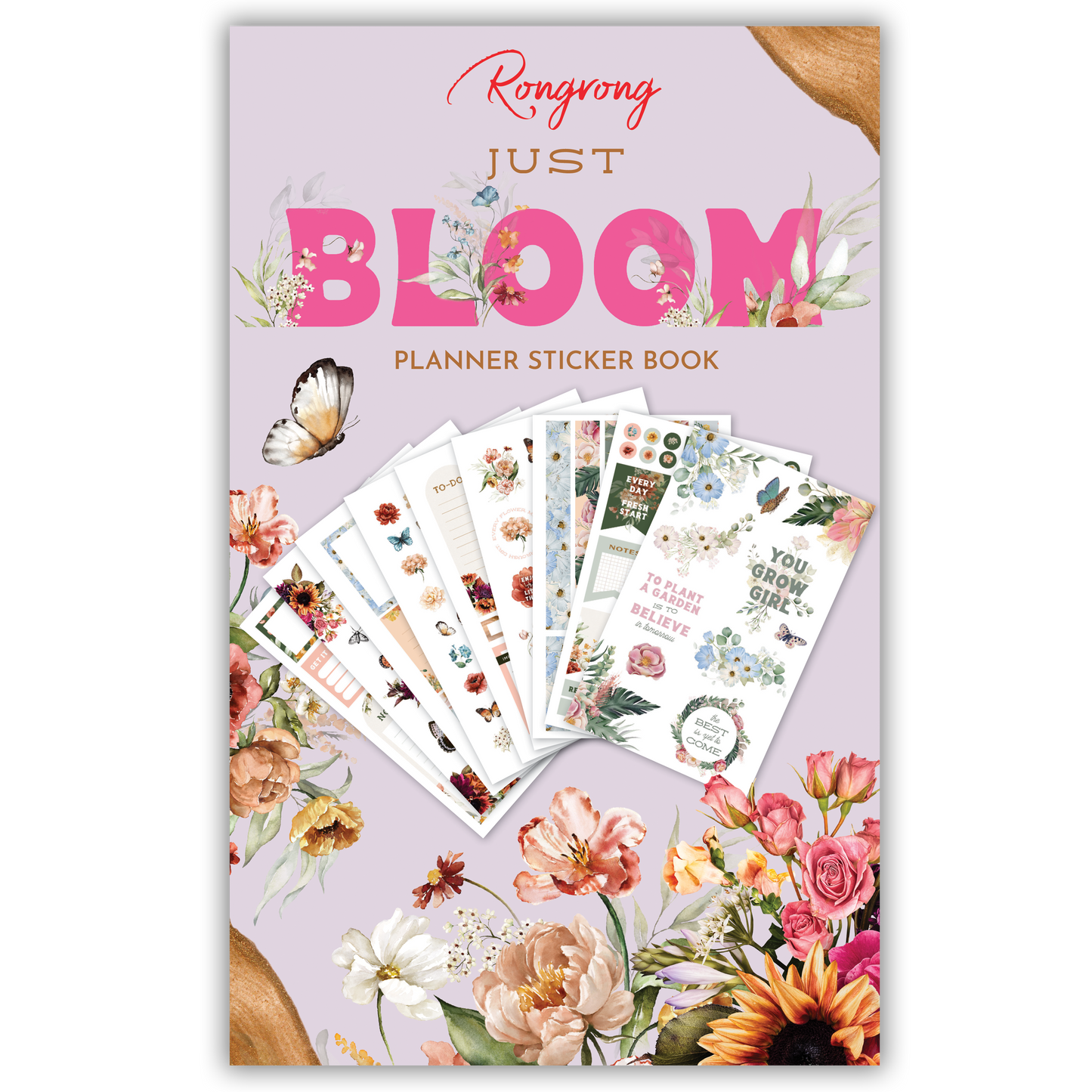 Just Bloom Planner Sticker Book (Set of 6)