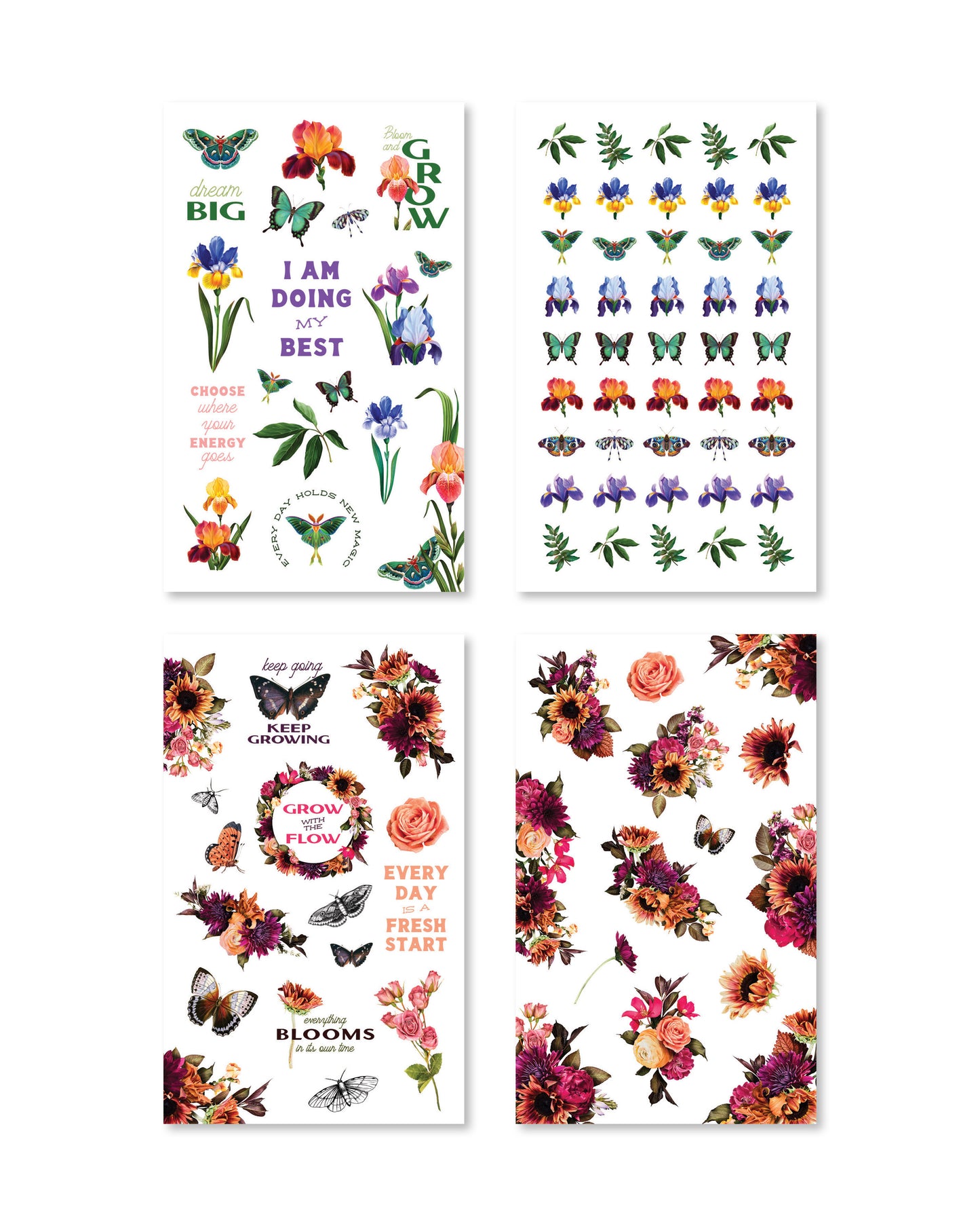 Just Bloom Planner Sticker Book (Set of 6)